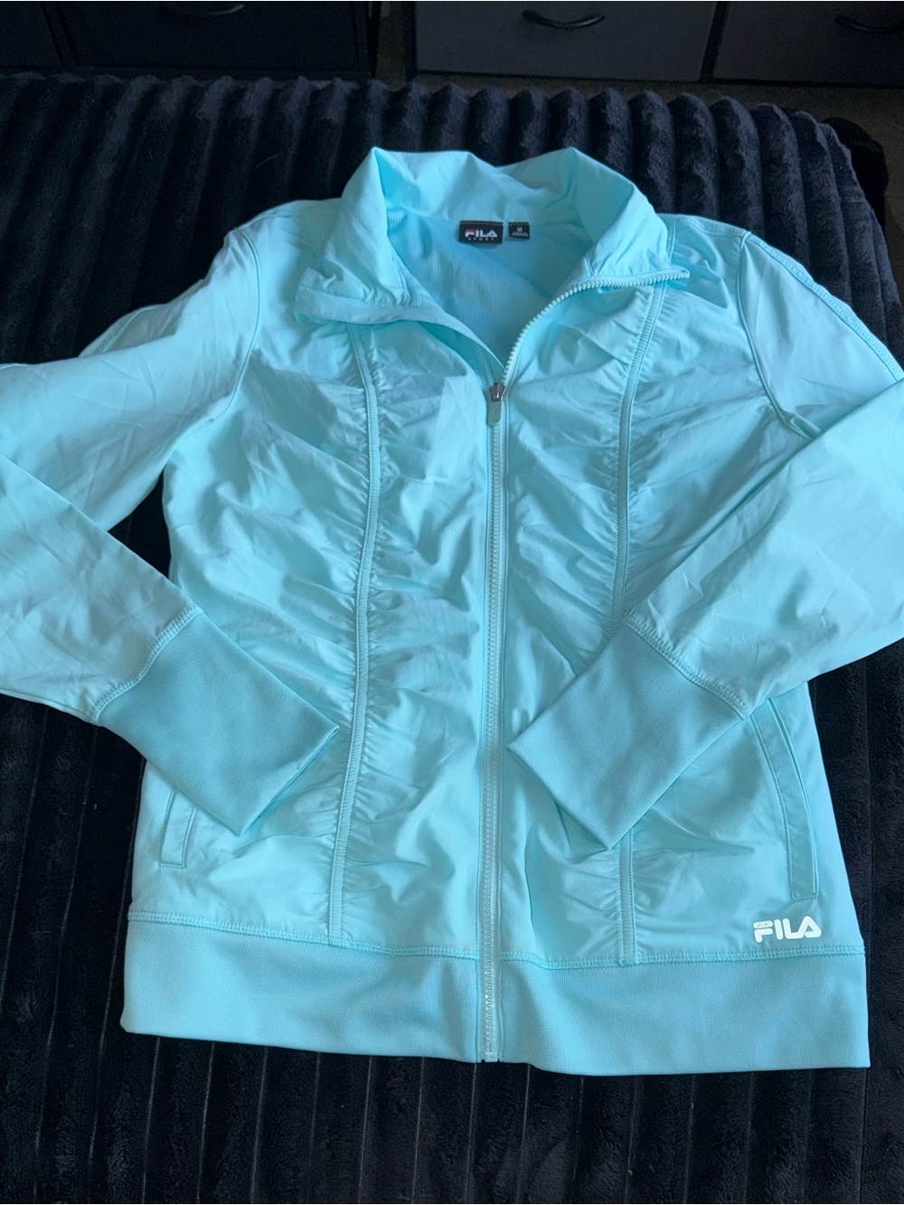 Fila Women's Mint Zip-Front Athletic Jacket